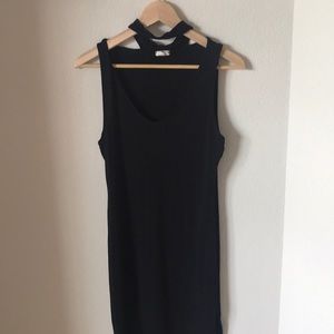 Black maxi dress